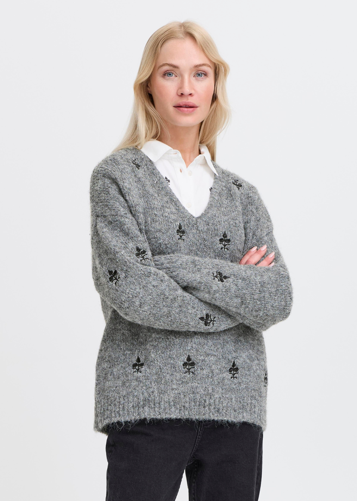 B.Young Embroidered Pullover