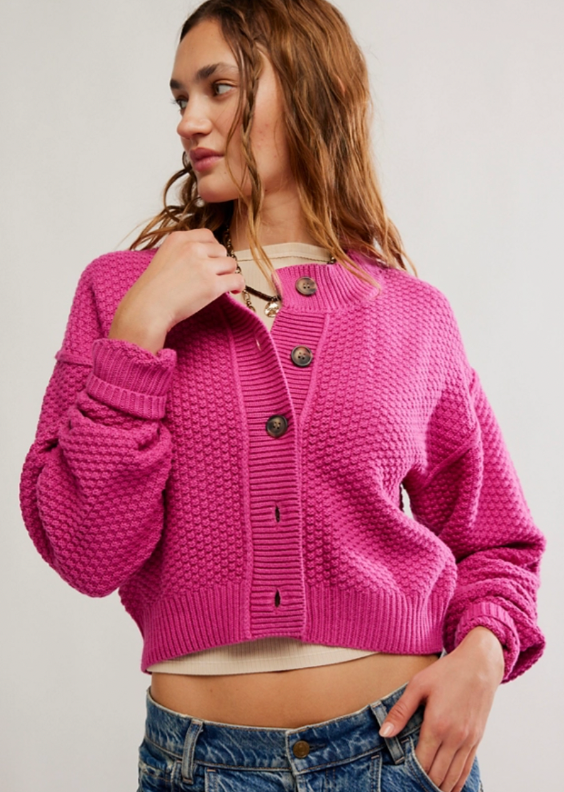 Free People Lila Cardi - Plumdrop