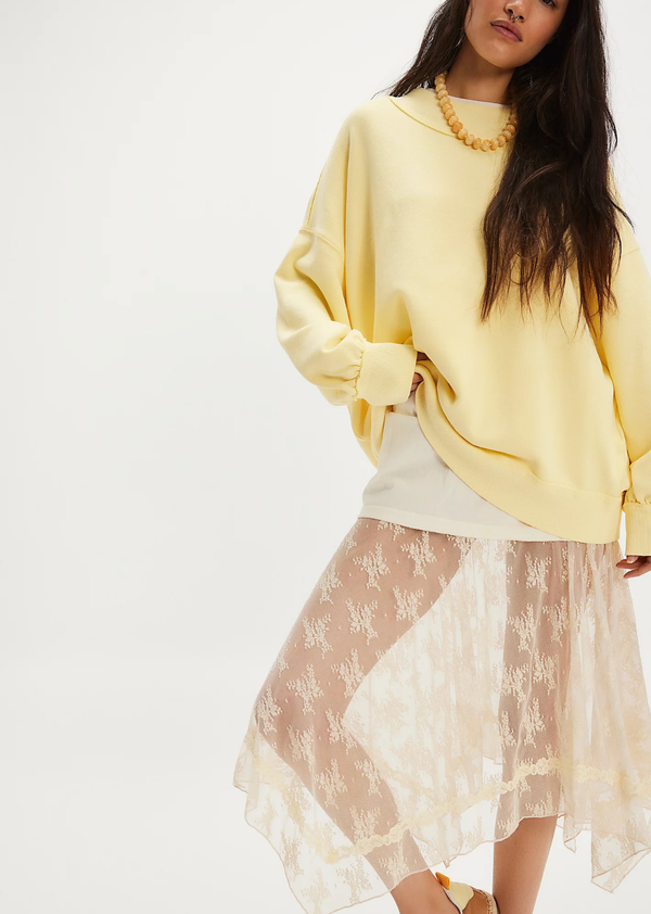 Free People Palm Springs Turtle - Banana Cream - Denise Boutique