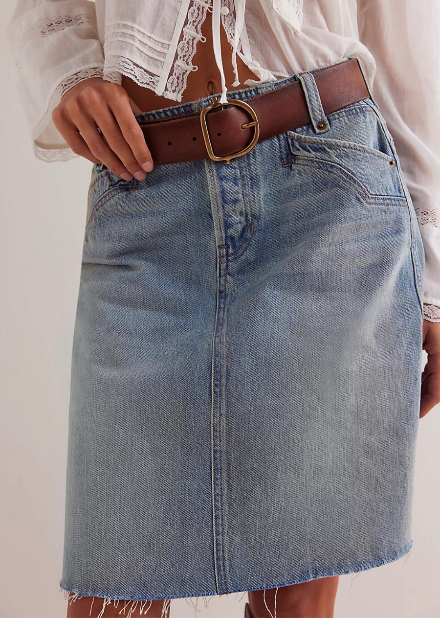 Free People Suzy Denim Midi