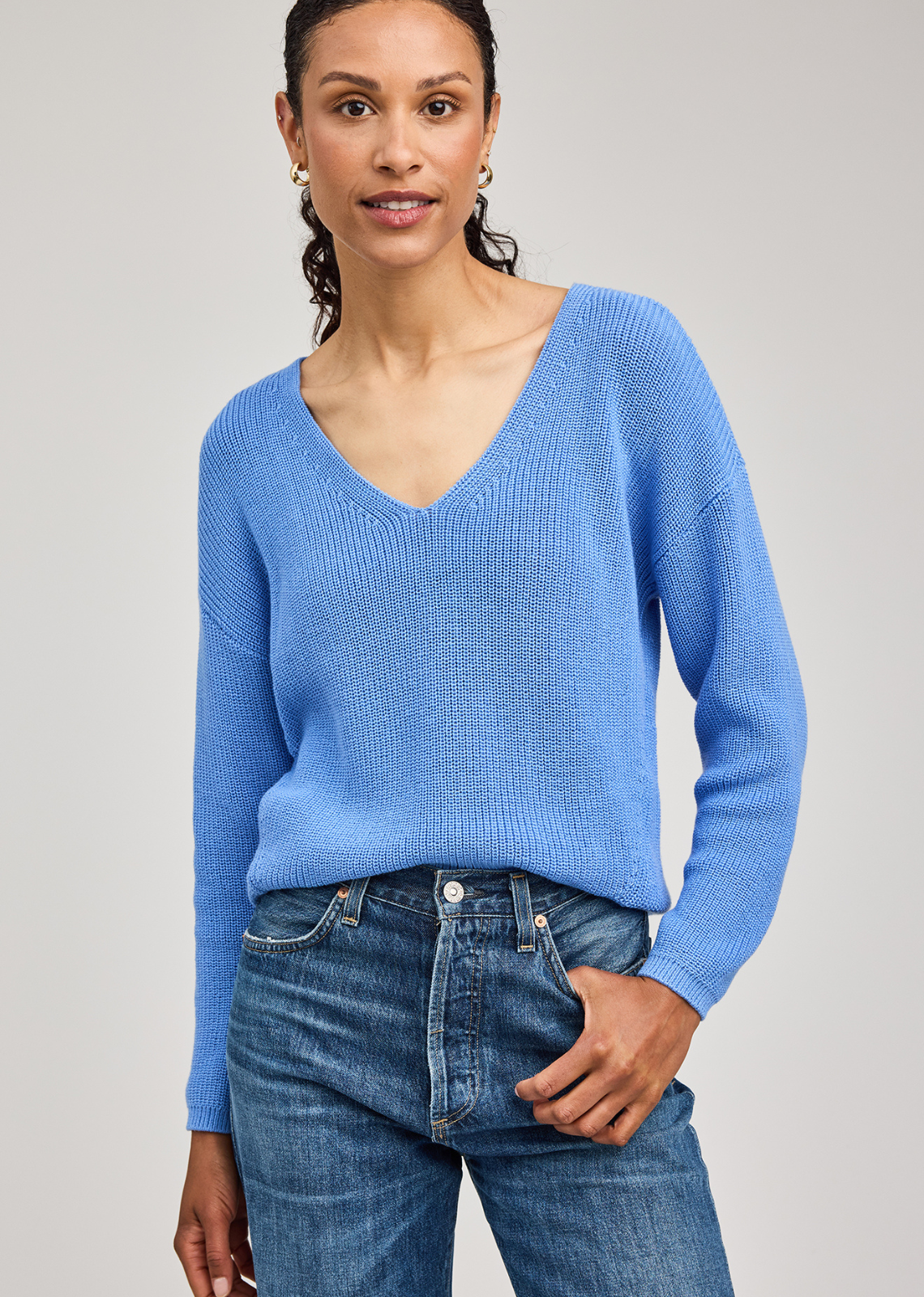 Gentle Fawn Tucker Sweater - Pacific