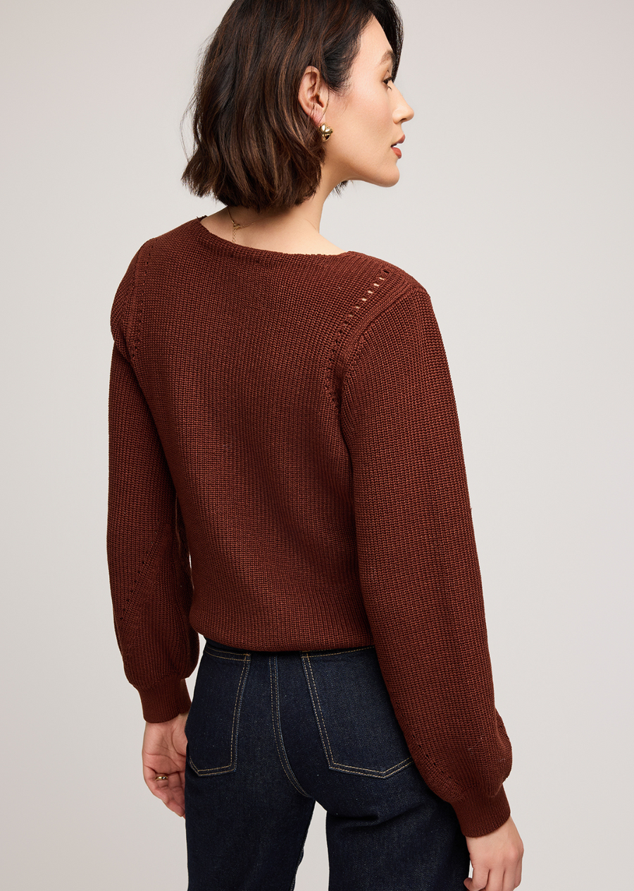 Gentle Fawn Hailey Sweater - Mahogany