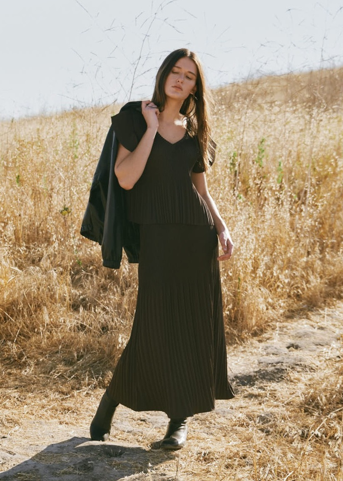 Grace Pleated Skirt