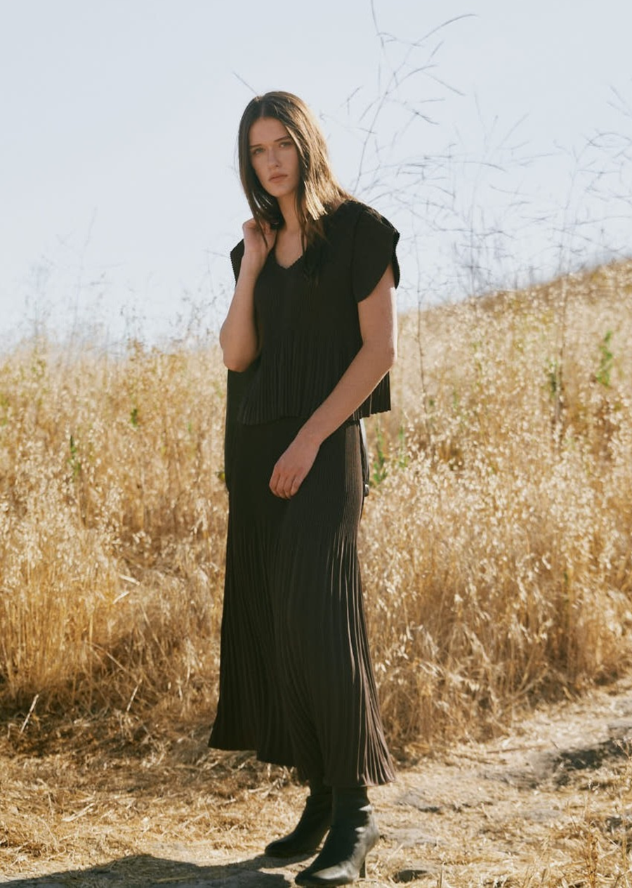 Grace Pleated Skirt