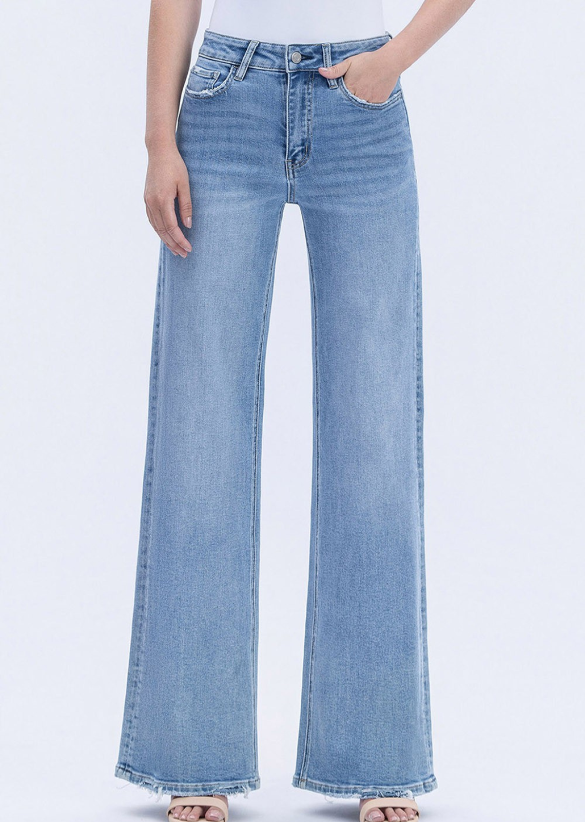 Henry High Rise Wide Leg Jeans