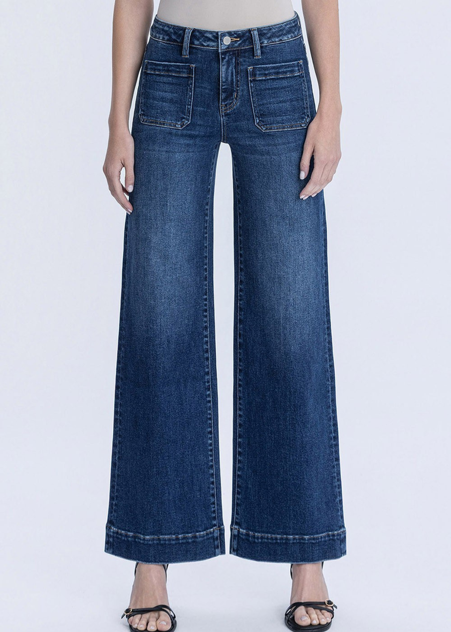 High Rise Patch Pocket Trouser