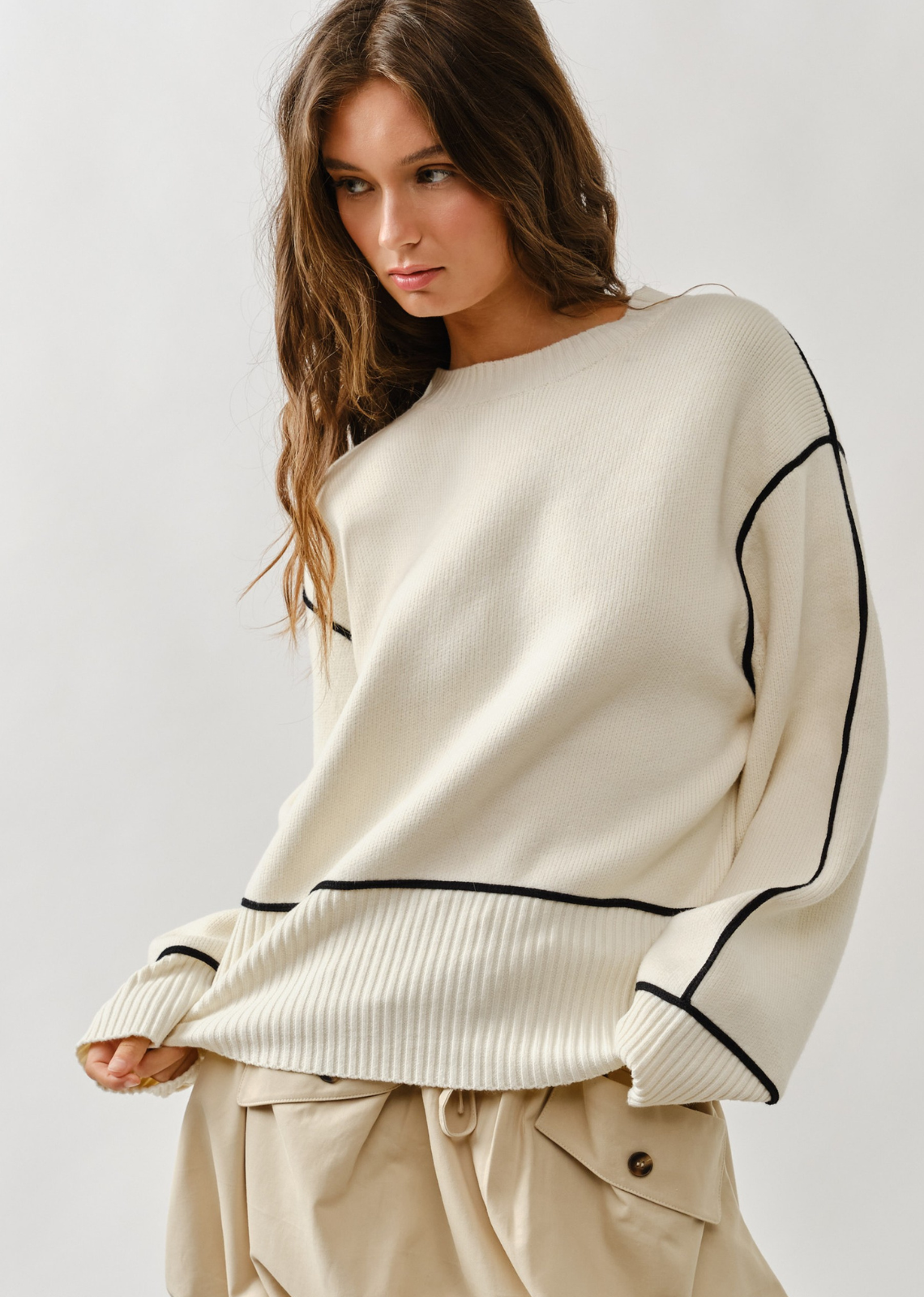 Jordan Oversized Knit Sweater