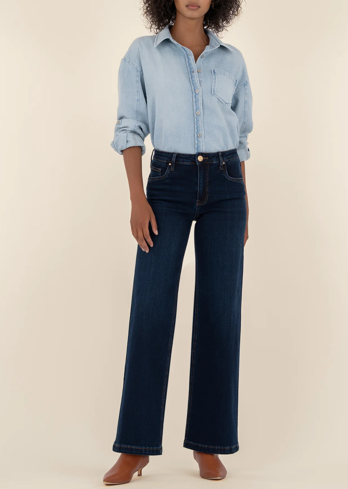 Kut From The Kloth Jean High Rise Wide Leg - Attributable