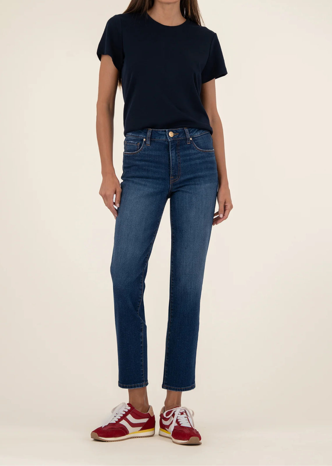 Kut From The Kloth Reese High Rise Straight Leg Ankle - Attain