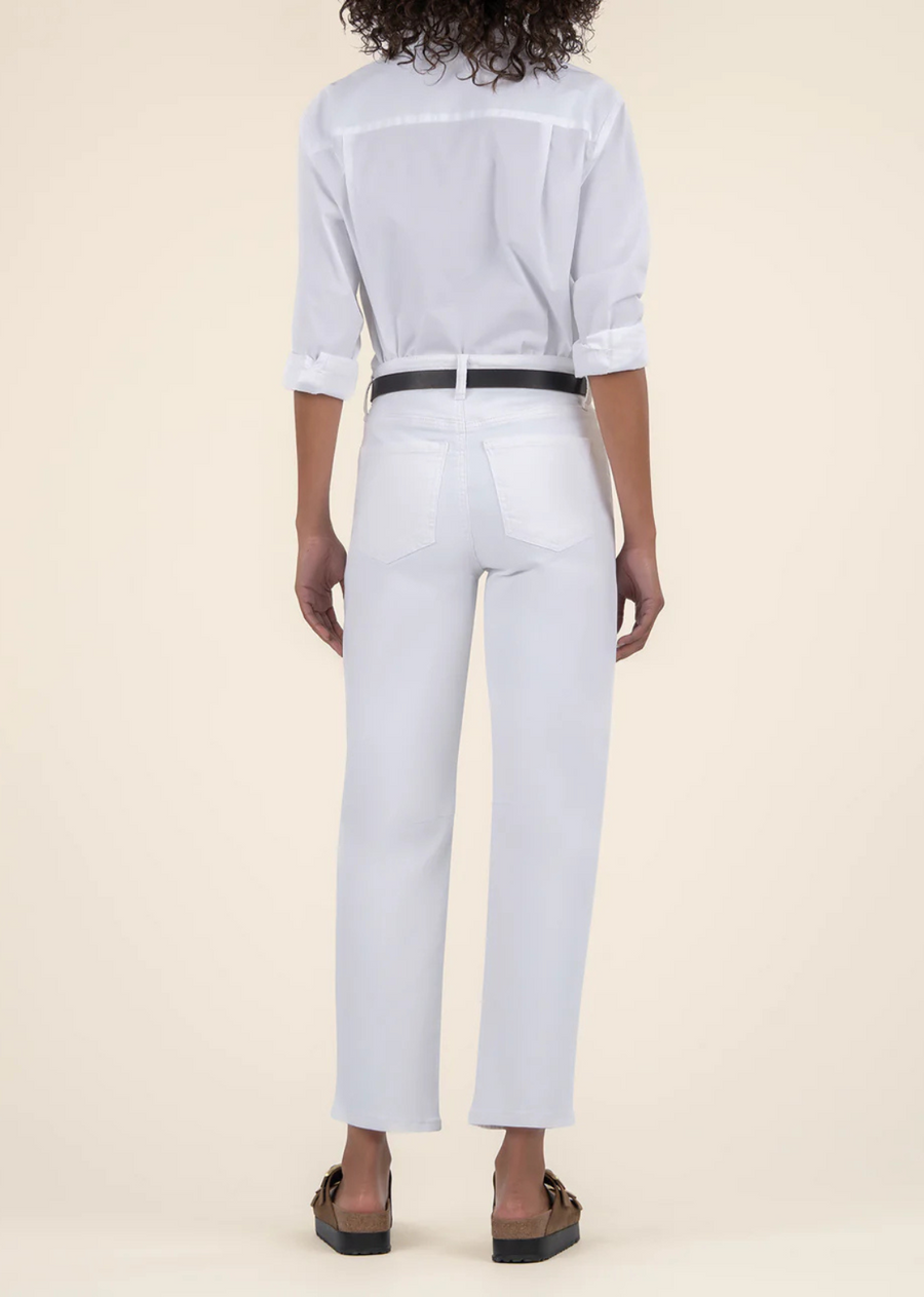 Kut From The Kloth Ashley Barrel Jeans - Optic White