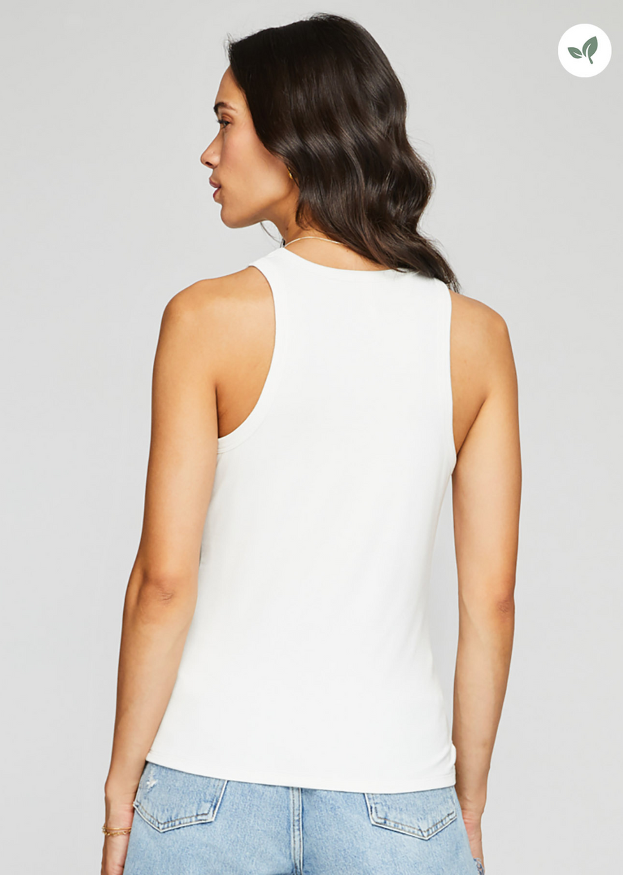 Gentle Fawn Leila Tank.The Leila tank is made of super soft rayon jersey and is fully lined for ease of wear. It's a closet essential that can easily be dressed up or down.