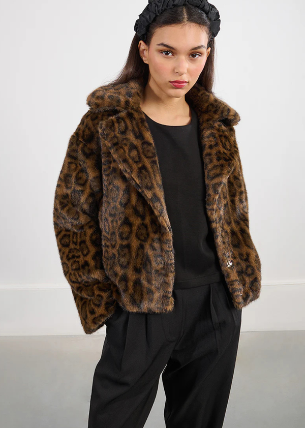 Leo Faux Fur Jacket - Denise Boutique