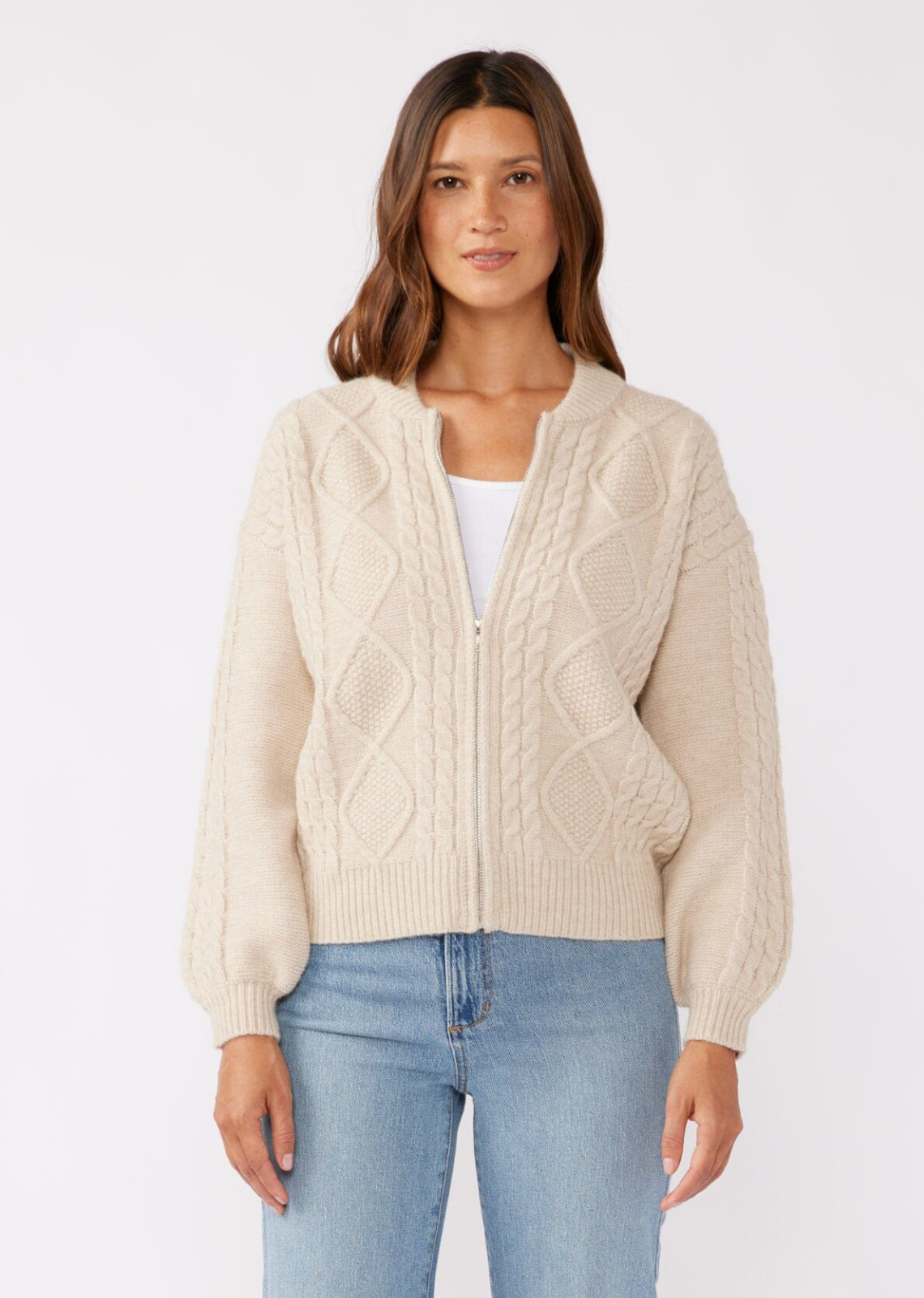 Lovestitch Cozy Hearth Zip Up Sweater