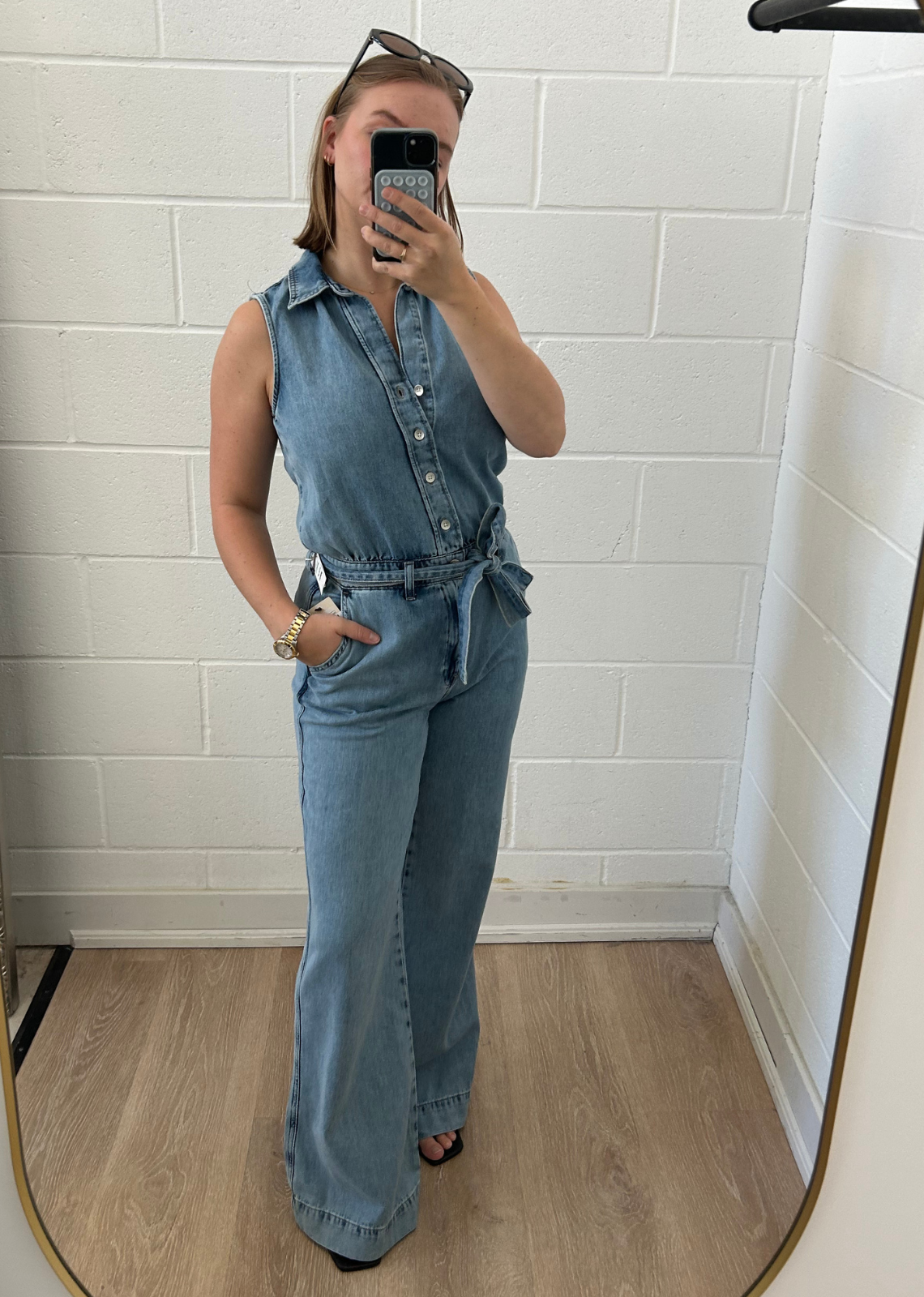 Mavi Elara Denim Jumpsuit