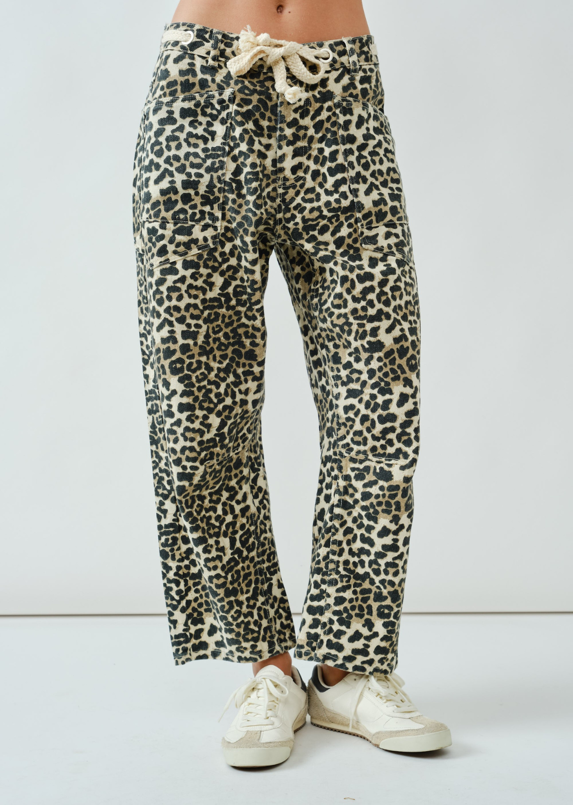Oliver Barrel Jeans - Leopard