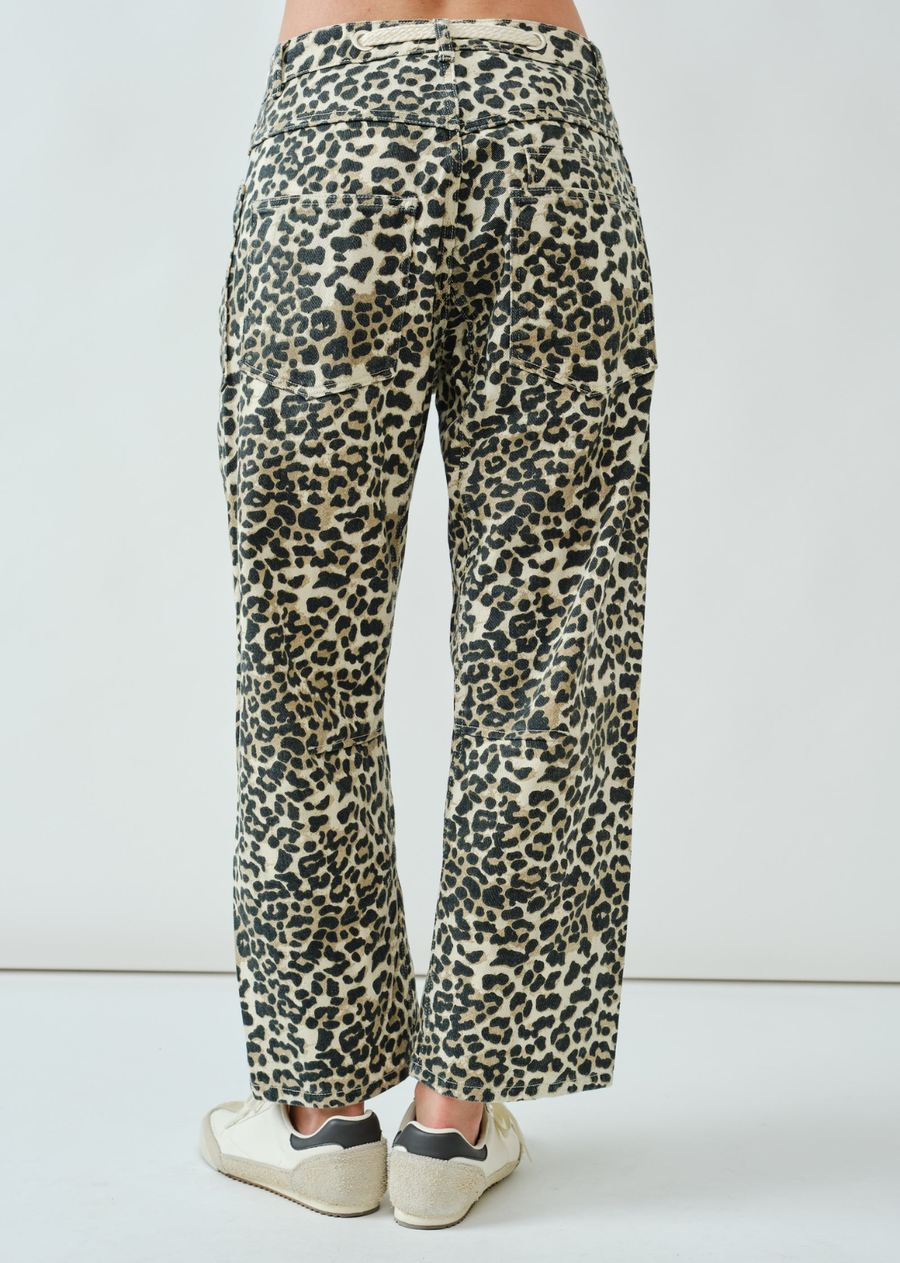 Oliver Barrel Jeans - Leopard
