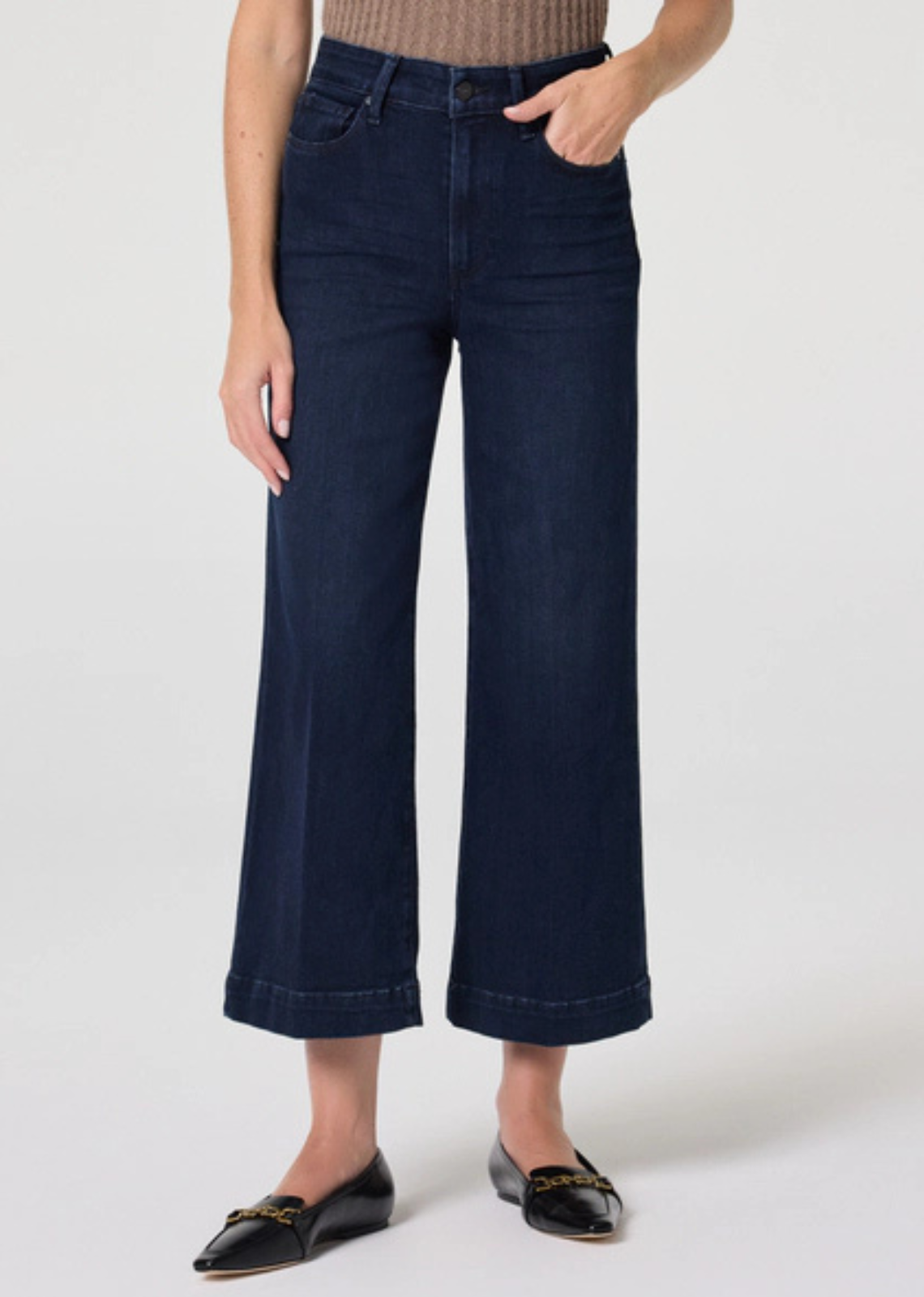 Paige Anessa High Rise Wide Leg Jean - Bespoke