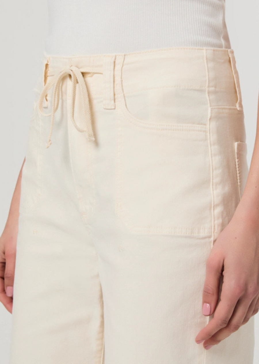 Paige Ari Wide Leg Pant - Quartz Sand