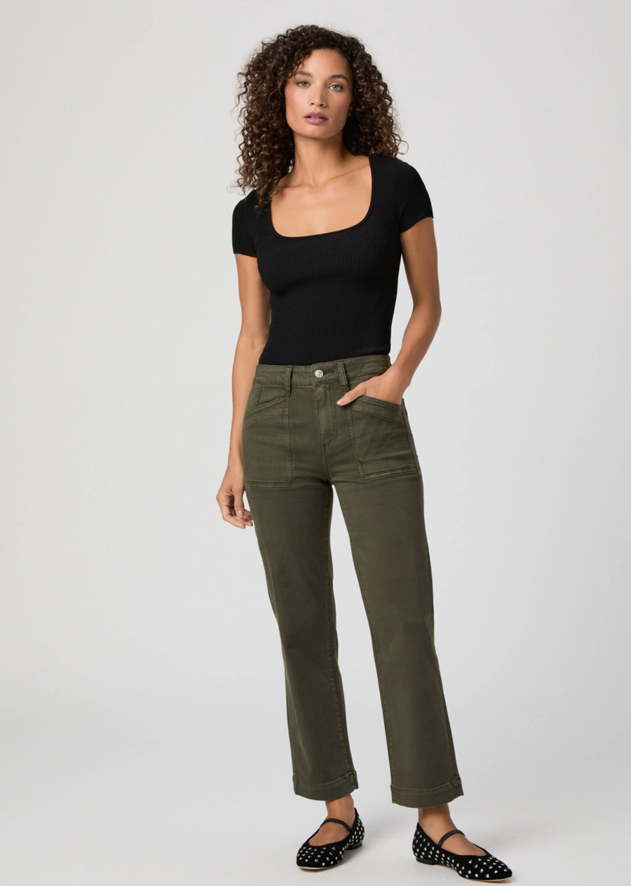 Paige Quincy Ankle - Vintage Forest Moss