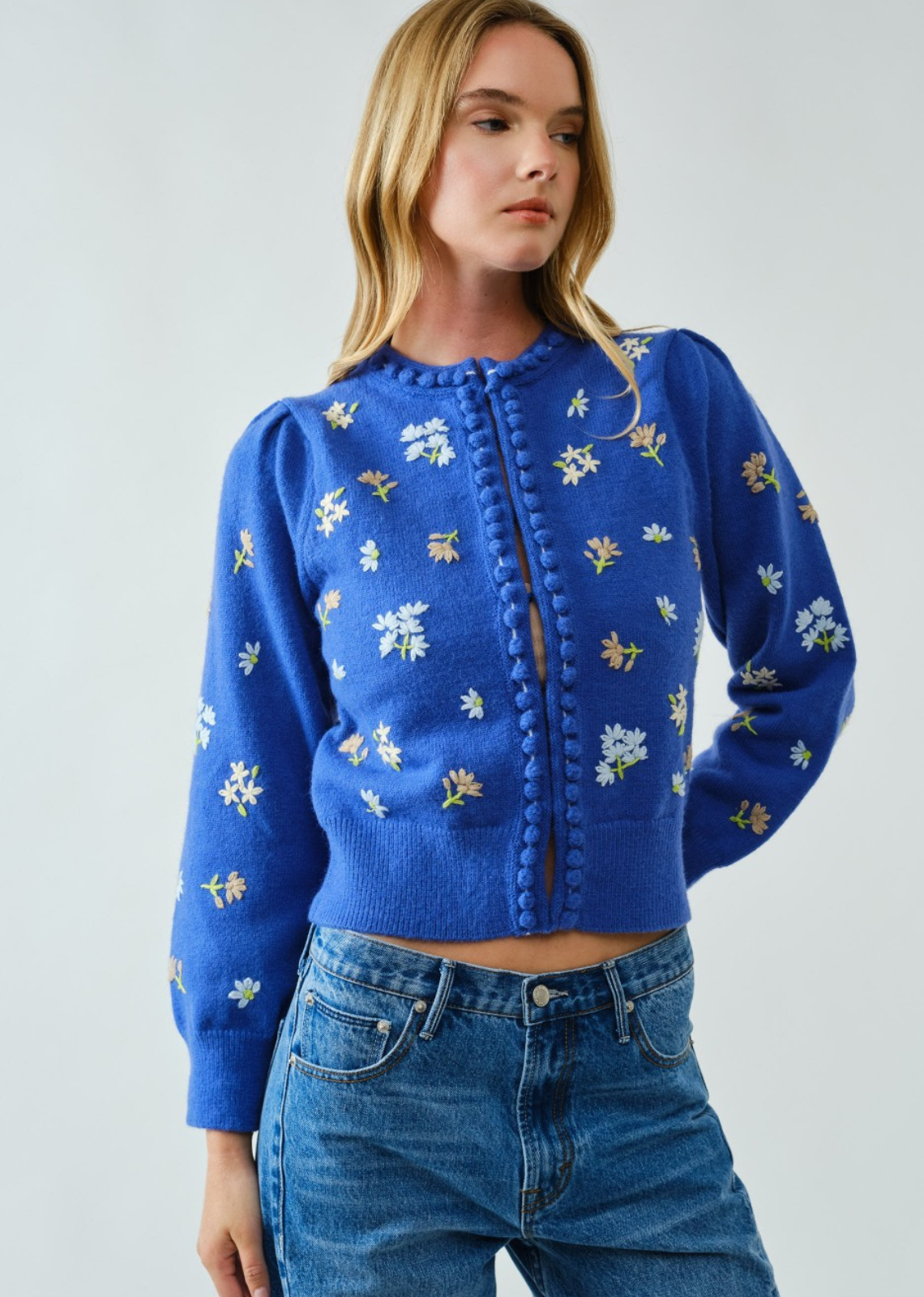 Sonny Flower Embroidered Cardigan
