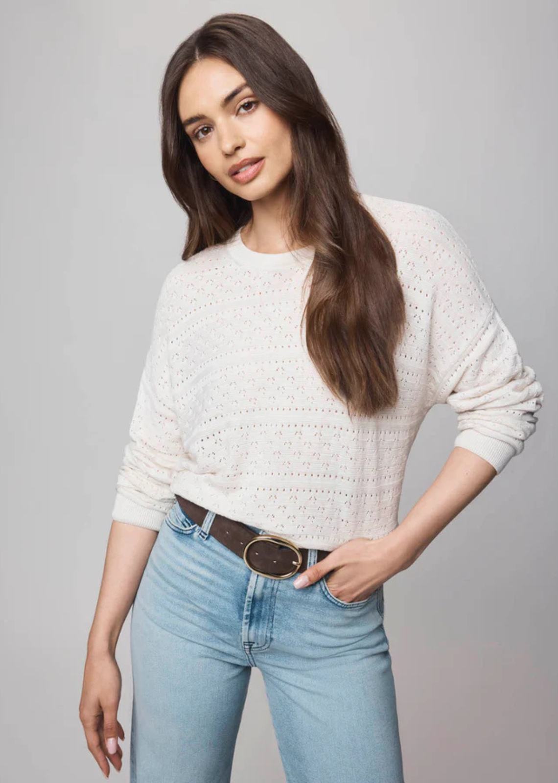 Splendid Georgie Pointelle Sweater