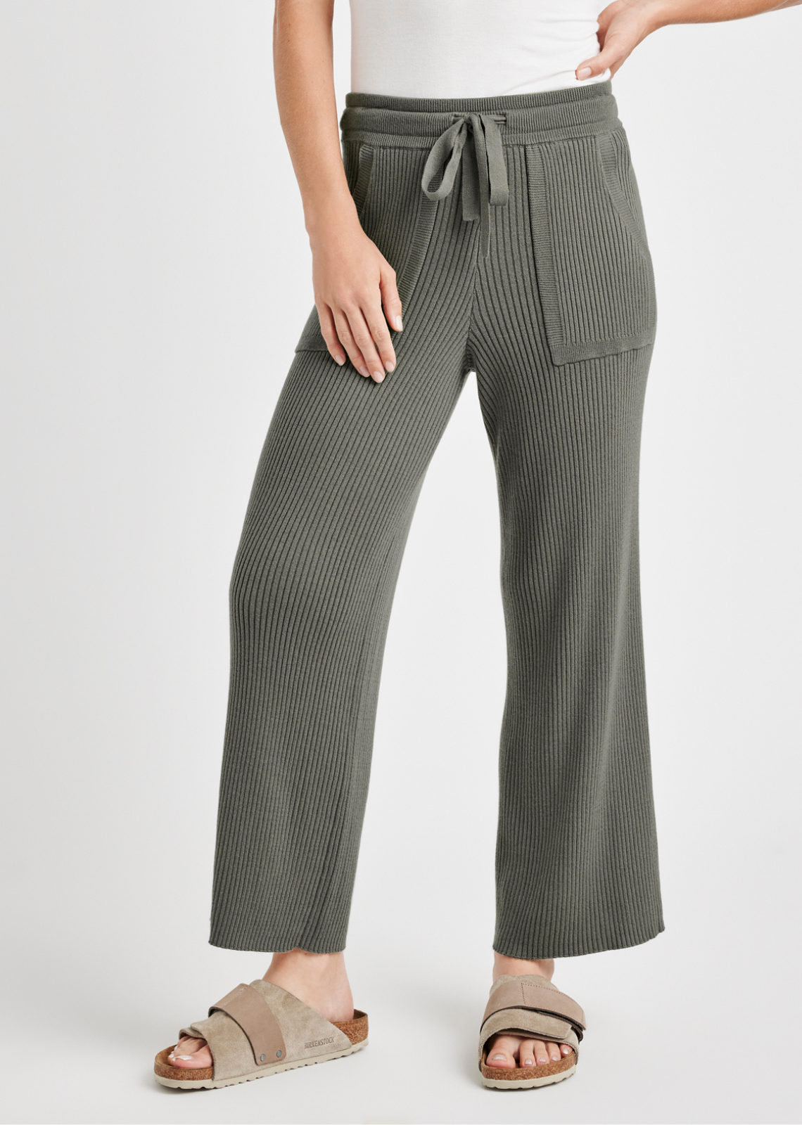 Splendid Georgie Rib Pant - Soft VOB