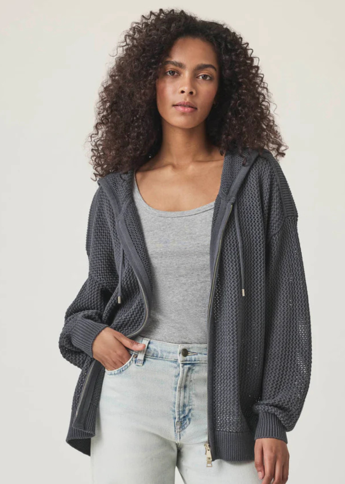 Splendid Nala Zip Up Sweater