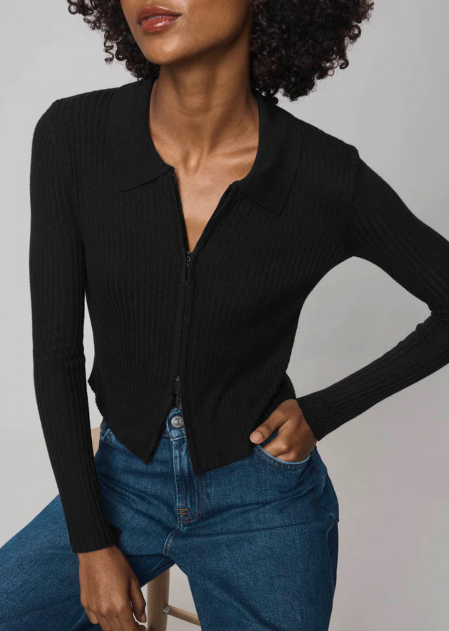 Splendid Georgie Two Zip Sweater