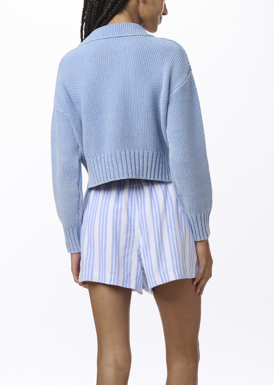 Splendid Roxie Lace Up Sweater