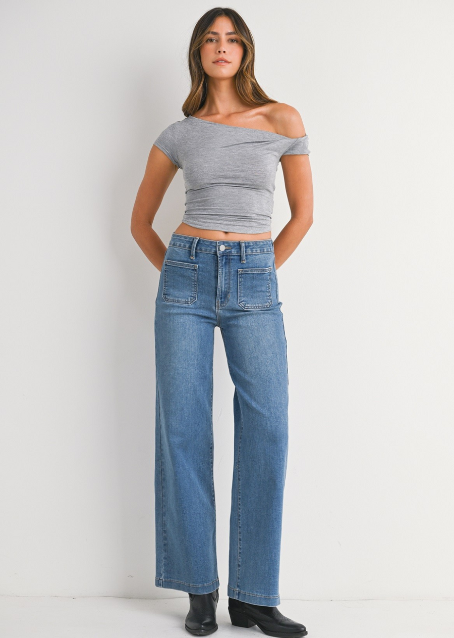 The Mini Patch Pocket Jean