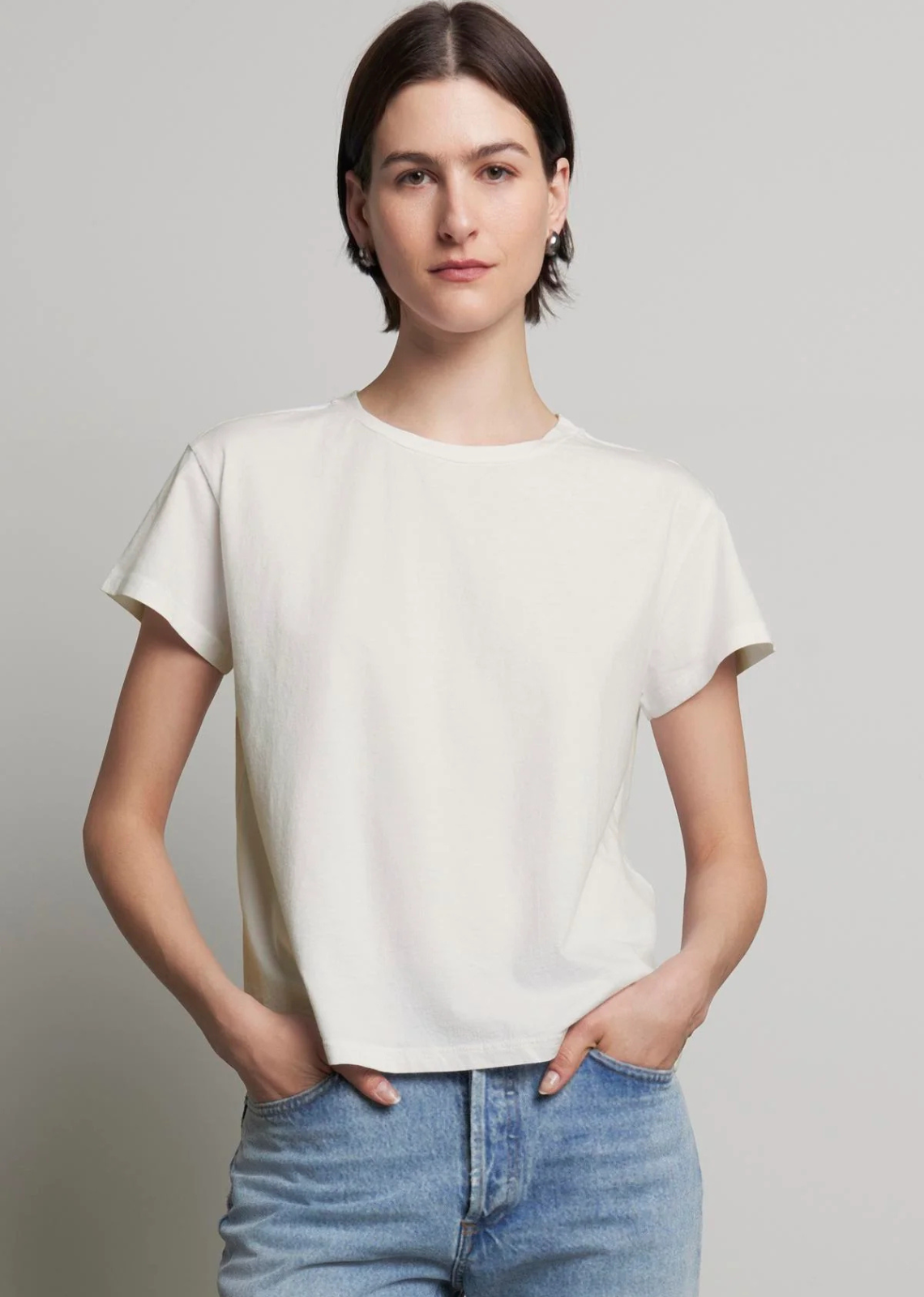 Velvet Topanga Organic Jersey Crew Neck Tee