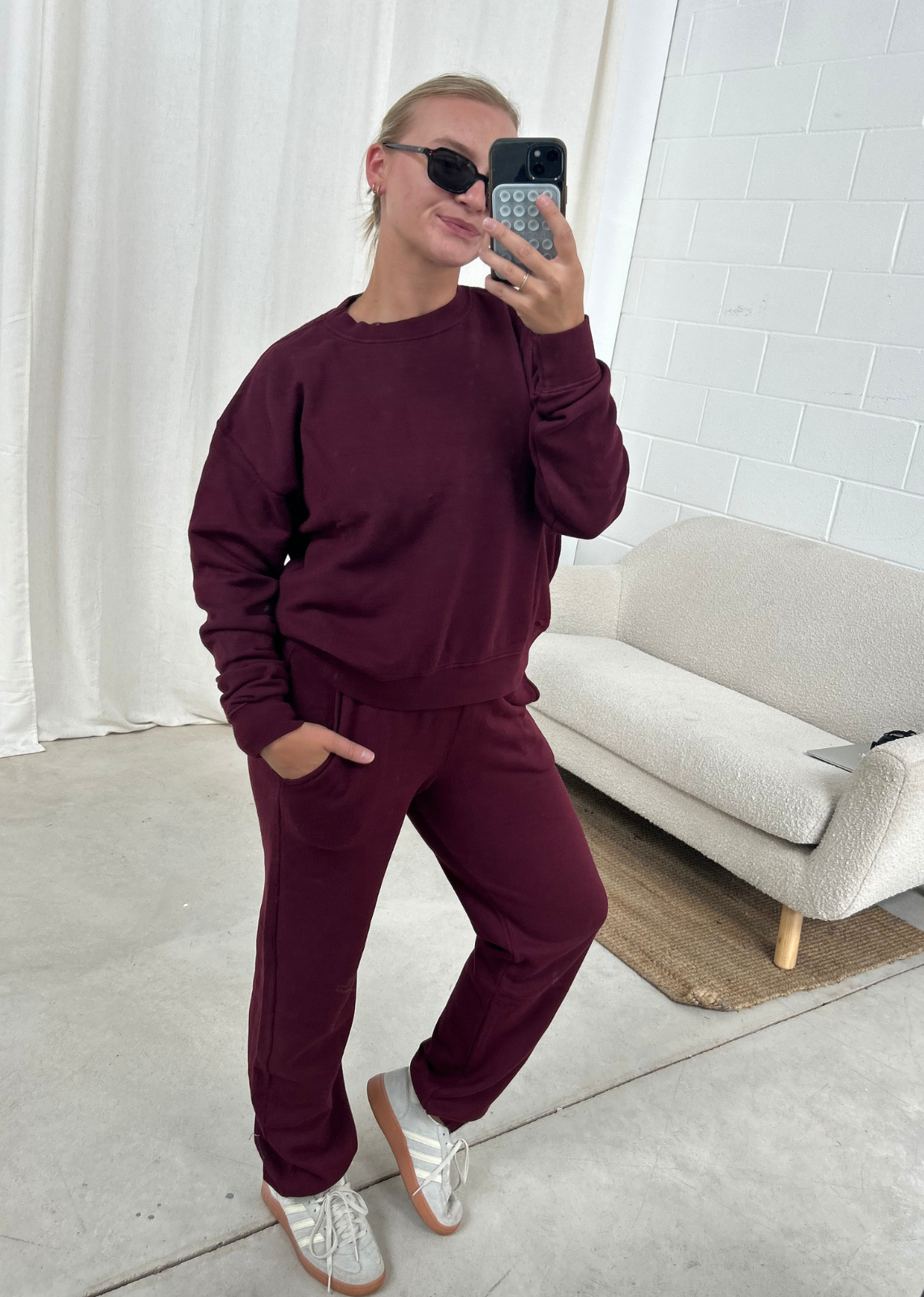 Velvet Zuma Jogger - Cherrywood