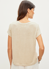 Velvet Casey Crewneck Tee. Just when you think a tee can’t get better we crafted this beauty. Featuring a linen knit, which has a flawless fit and feel (with just a hint of stretch) this is a new classic. A subtle hi-lo hemline and definite must-have.