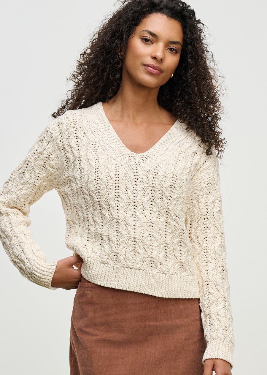 Velvet Joyce Pima Cotton Sweater