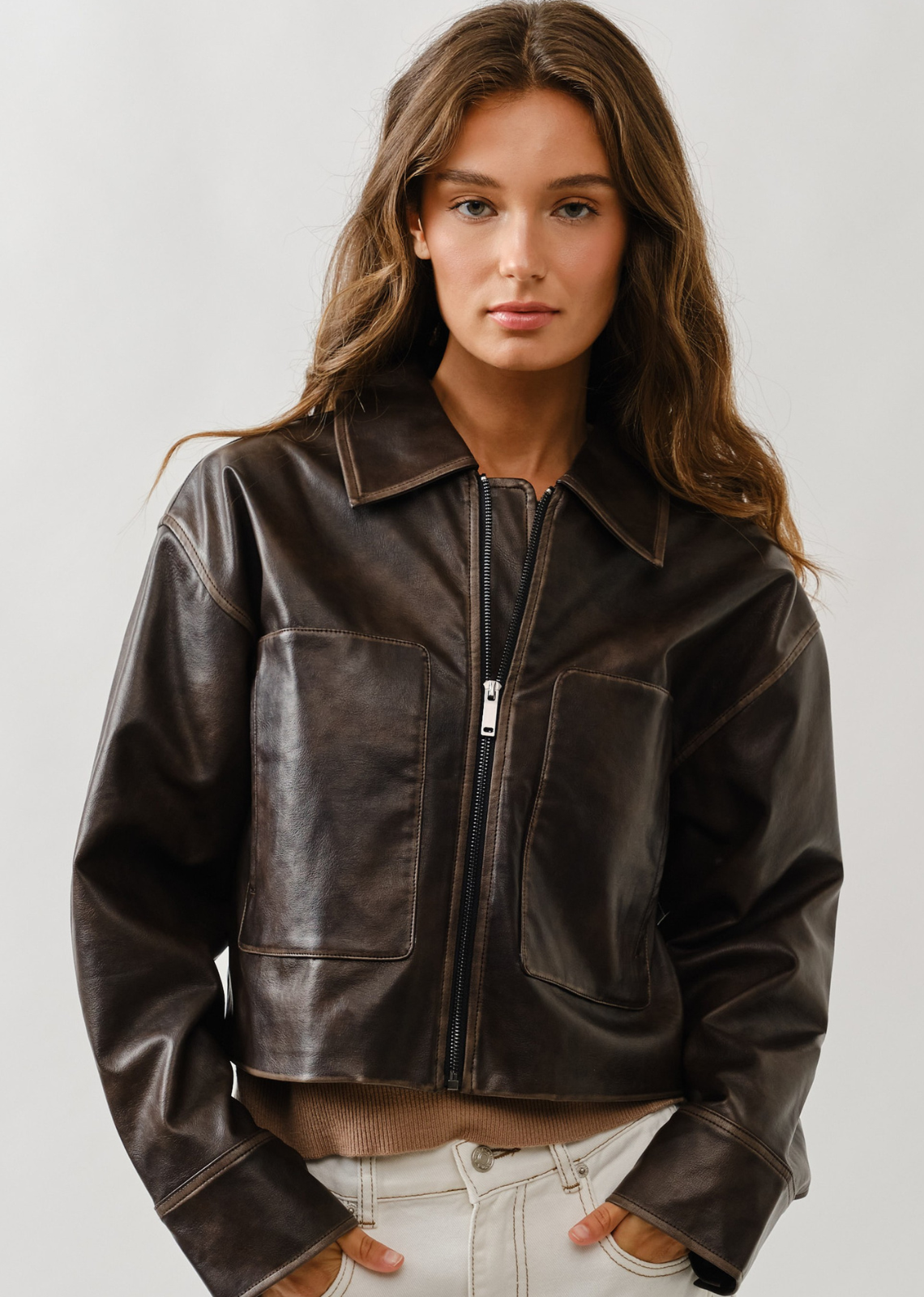 Vintage Washes Leather Jacket