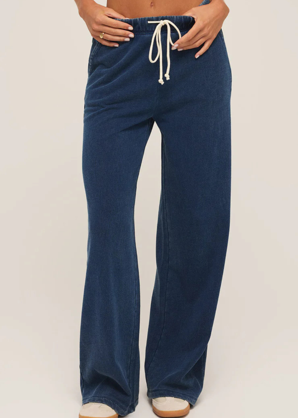Z Supply Hunter Knit Denim Pant - Indigo - Denise Boutique