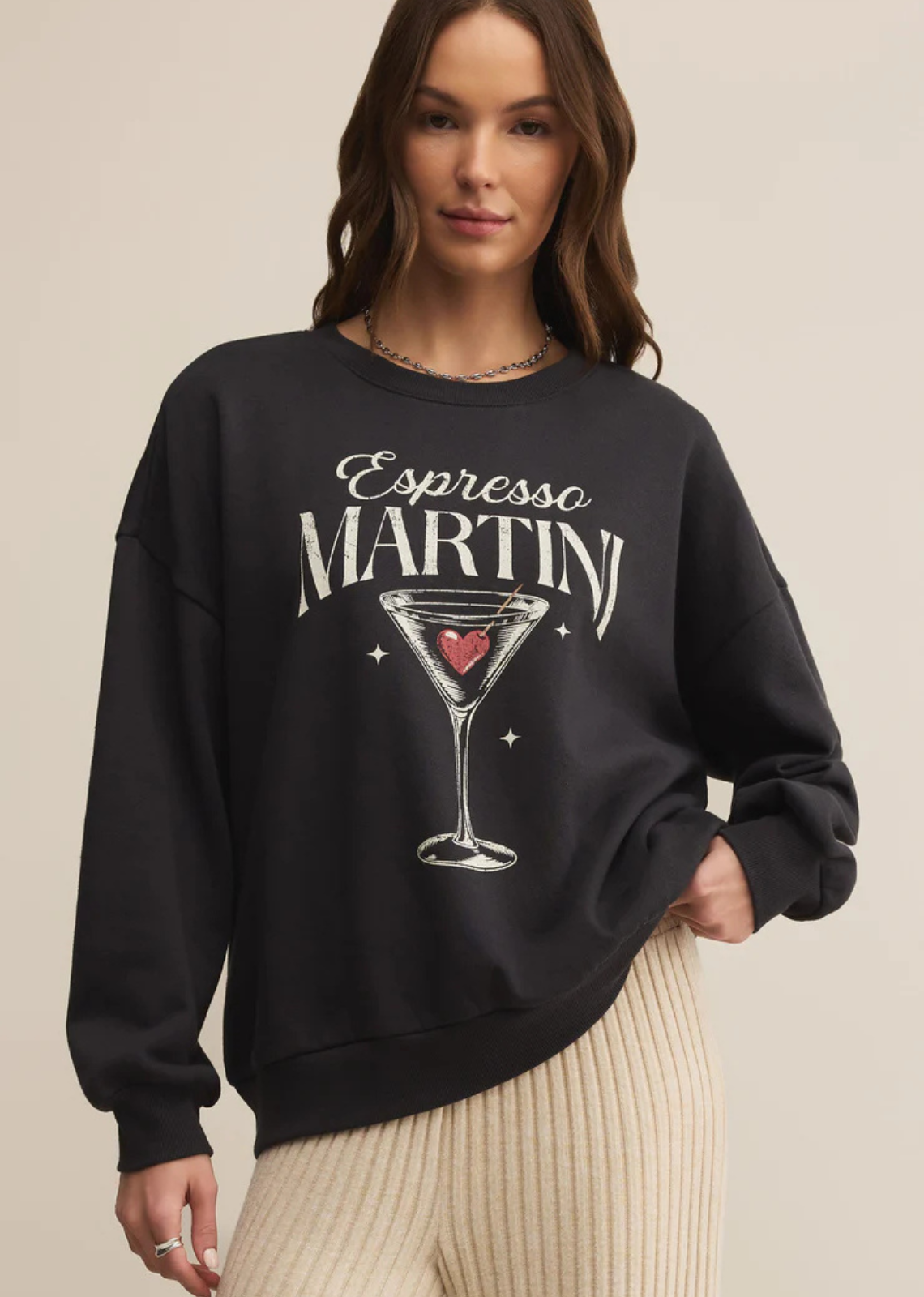 Z Supply Oversized Martini Sweatshirt