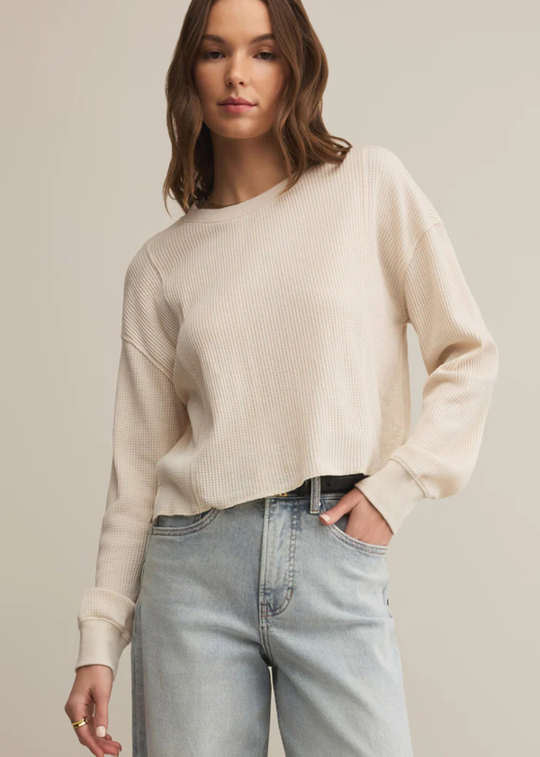 Z Supply Angel Mini Thermal Top - Denise Boutique