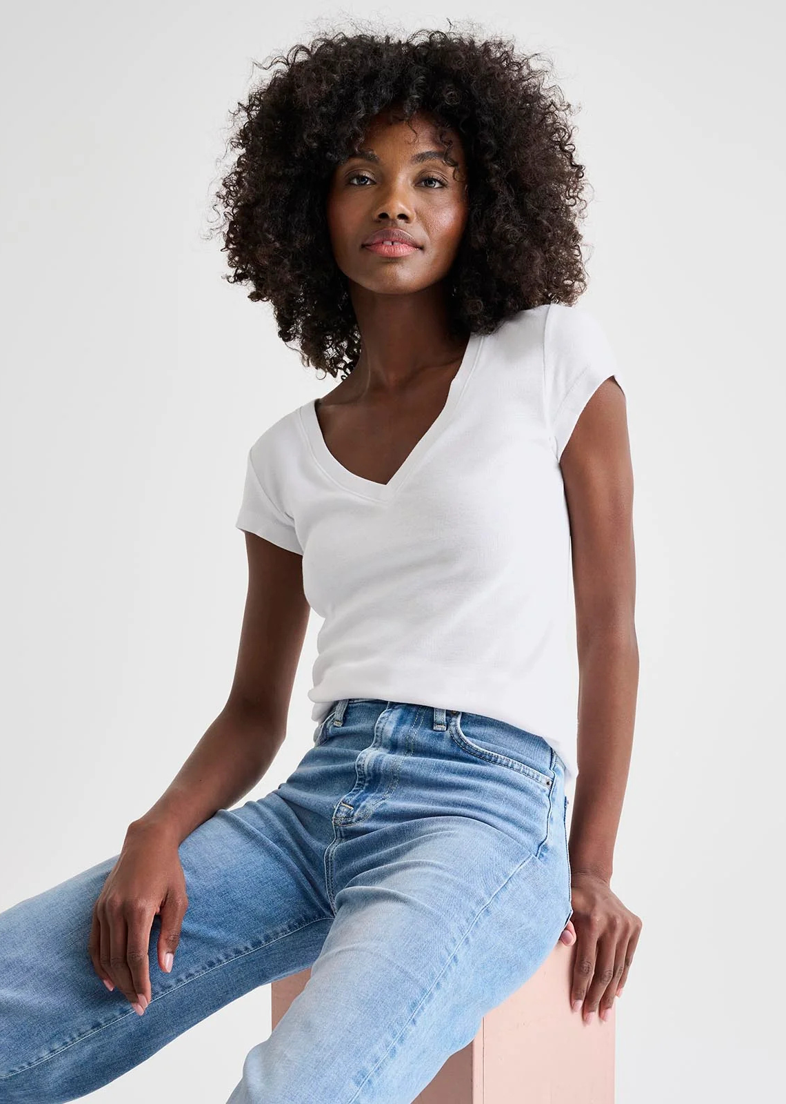 Splendid Faye V-Neck Tee