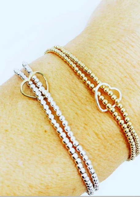 Saskia de Vries Jewelry Double Love Bracelet