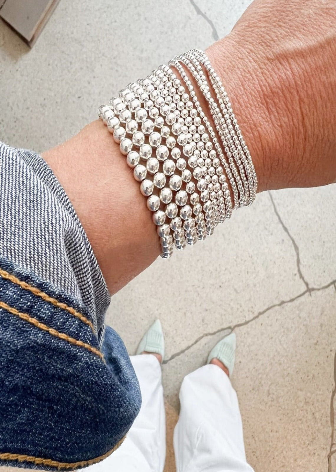 Saskia De Vries Jewelry Sterling Silver Bracelet