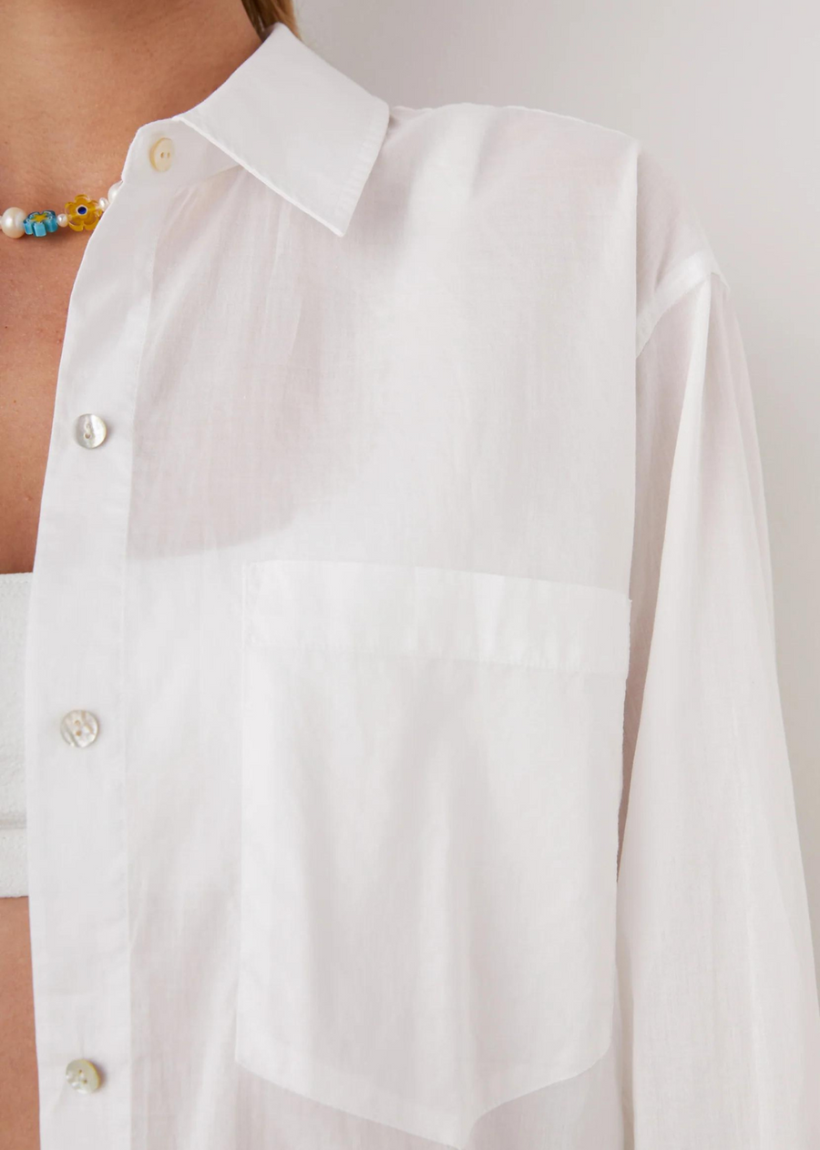 Rails Arlo Button Up - Beach White