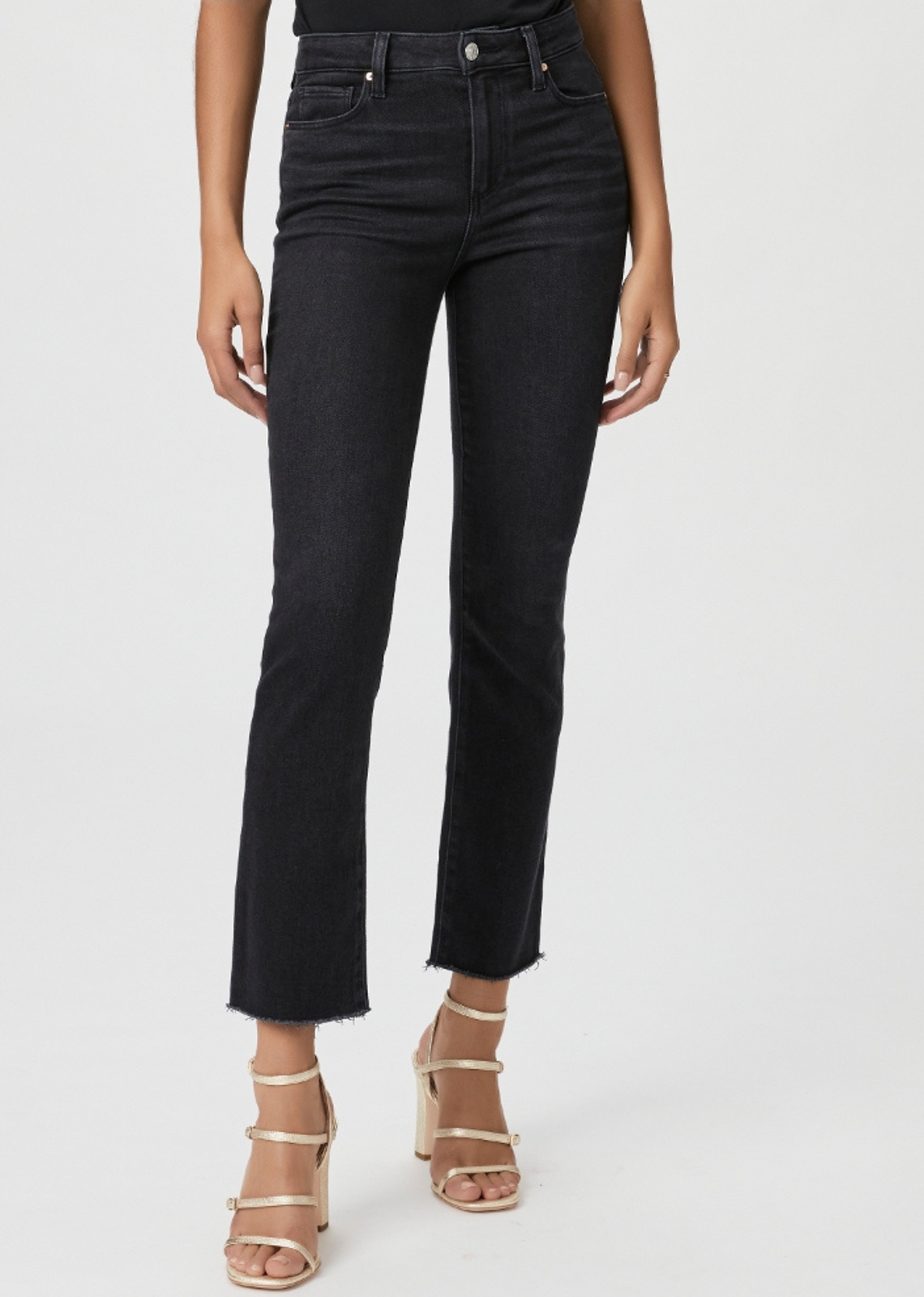 Paige Cindy W/ Raw Hem- Black Lotus