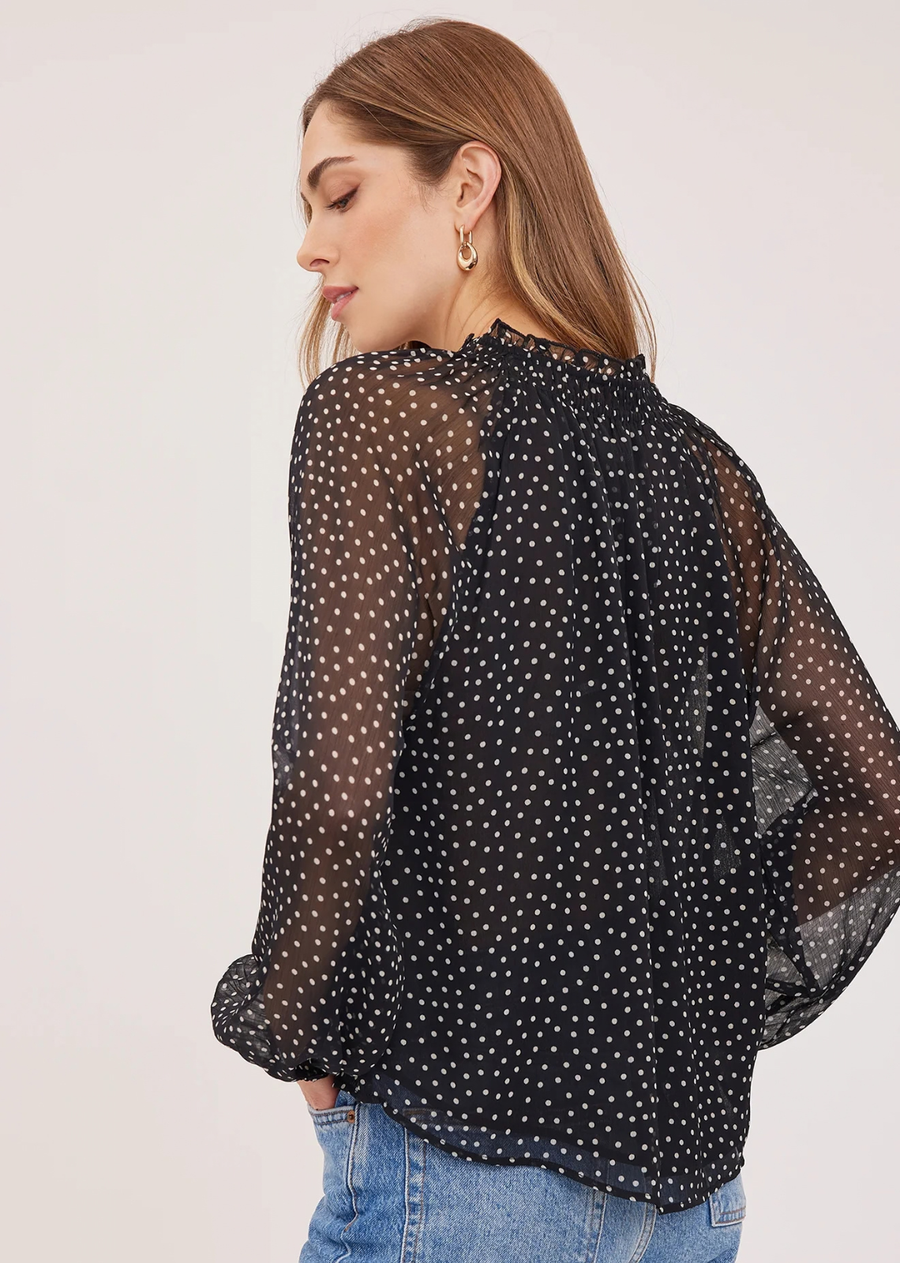 Gentle Fawn Annie Blouse - Black Print