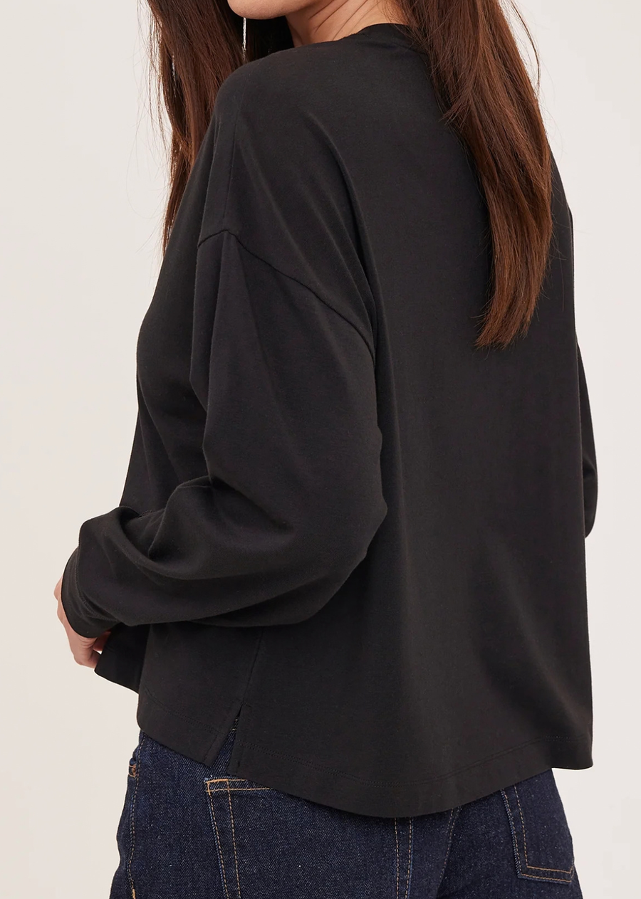 Gentle Fawn Easton Long Sleeve Top - Black