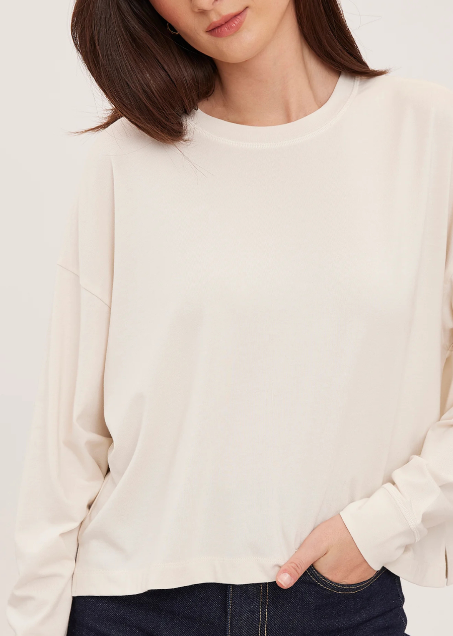 Gentle Fawn Easton Long Sleeve Top - Cream