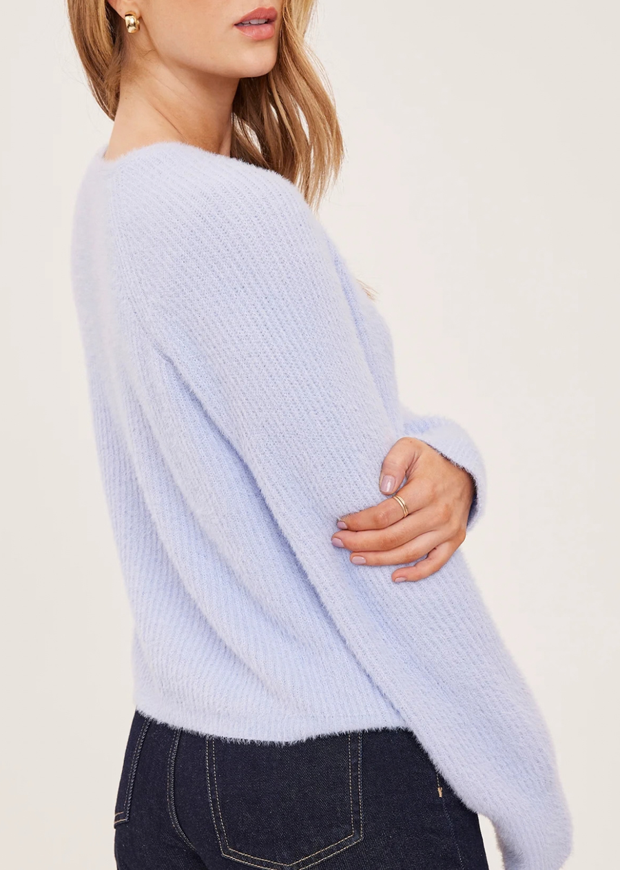 Gentle Fawn Filomena V-Neck Sweater - Skyline