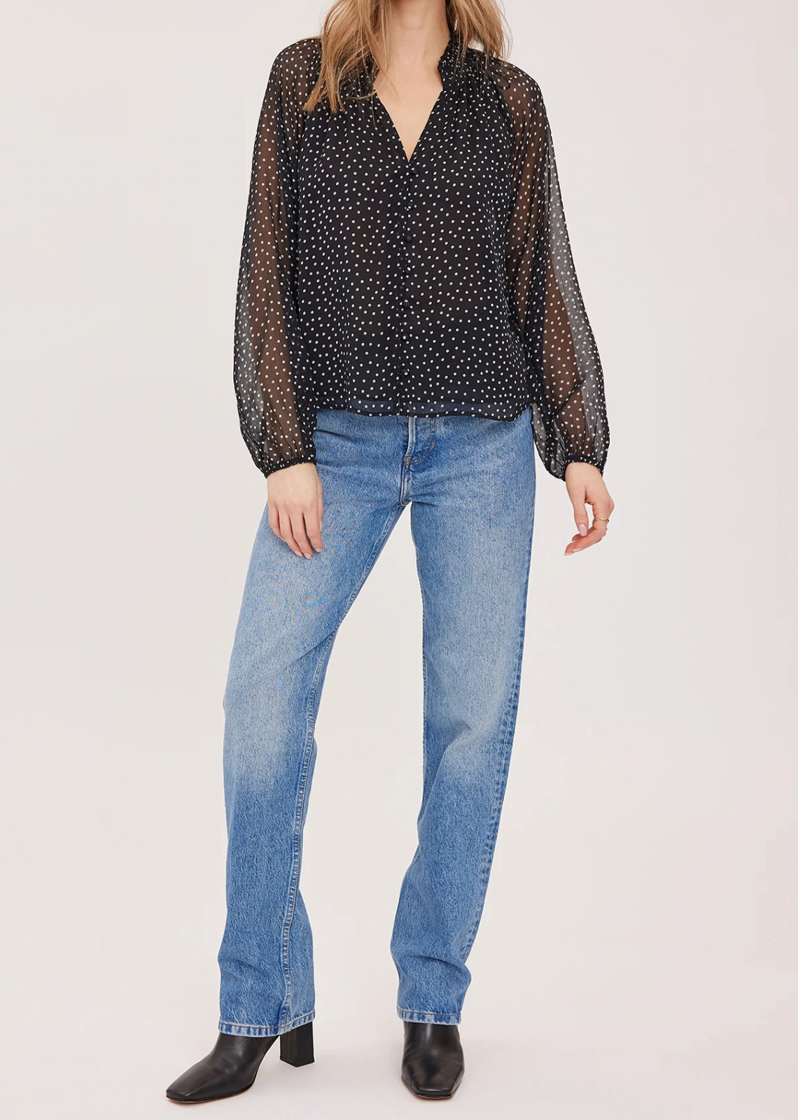 Gentle Fawn Annie Blouse - Black Print