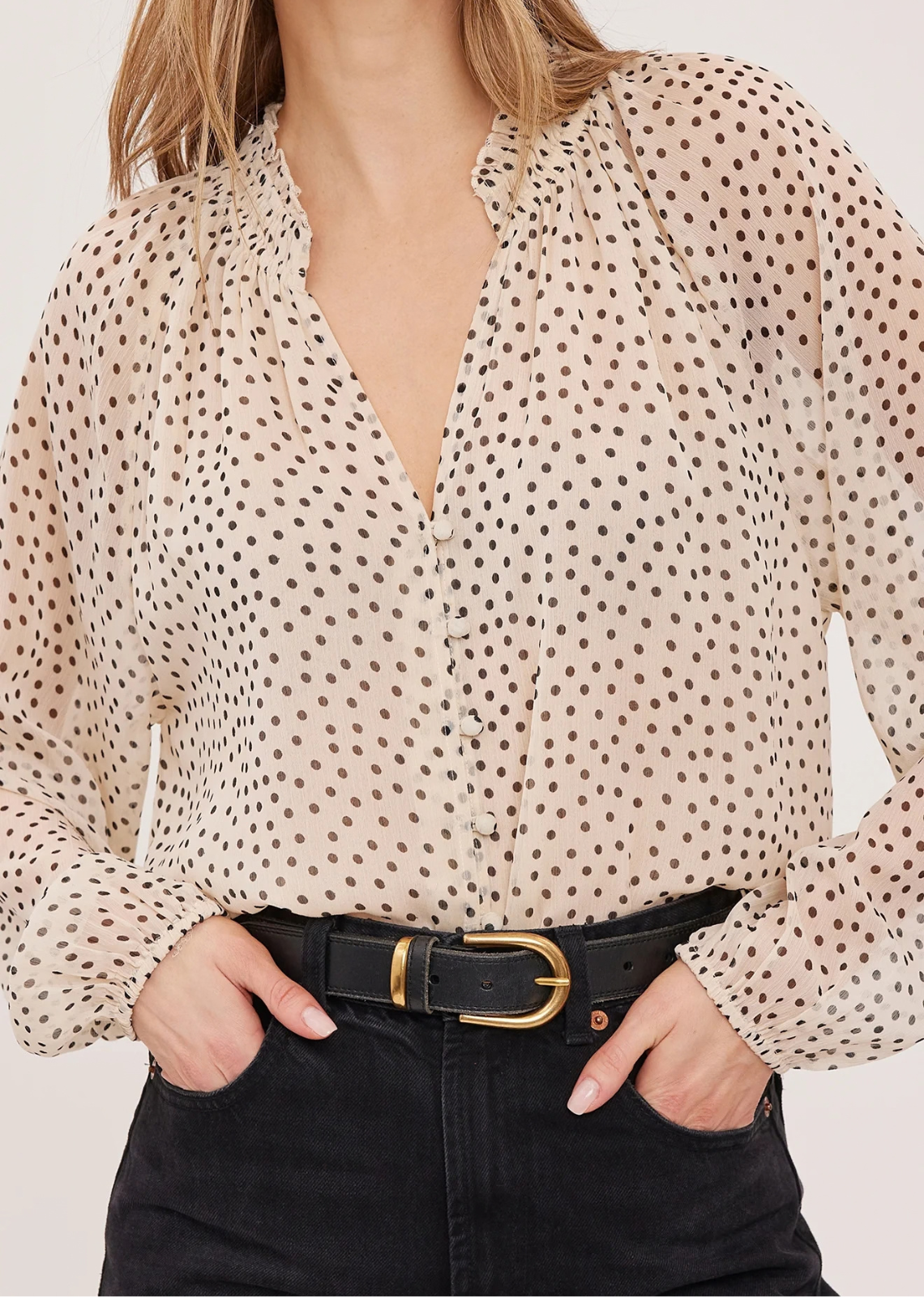 Gentle Fawn Annie Blouse - Cream Print