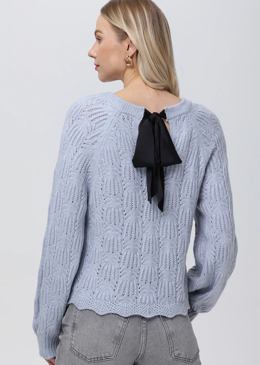 525 America Athena Crochet Pullover